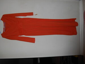 Orange Maxi Dress.